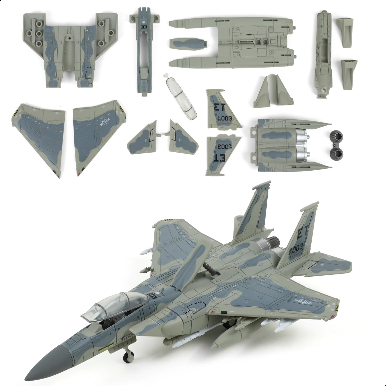 Model Airplane Plastic - 1/72 F-15EX Eagle II Amerikan Hava