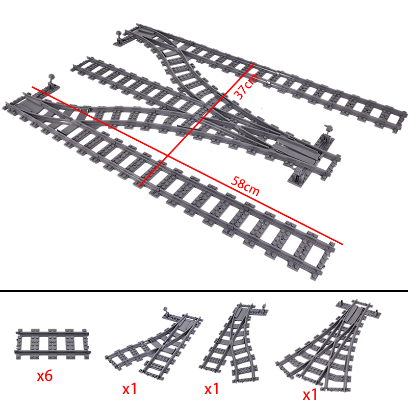 Lego Set Creator - MOC Şehir Tren Rayları Sol ve