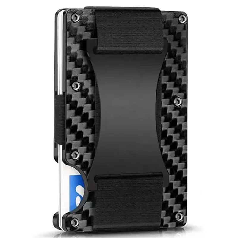 Card Top Loader - RFID Kartvizitlik Karbon Fiber Kartlık Cüzdan