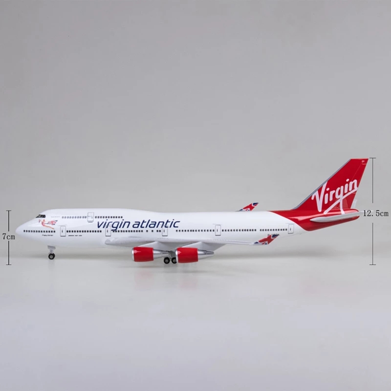 47cm Virgin Atlantic B747 Uçak - Model Airplane Plastic incelemesi ve fiyatı